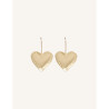 CUCOCUCA YXQ E279 Golden Stainless Steel Stud Earrings
