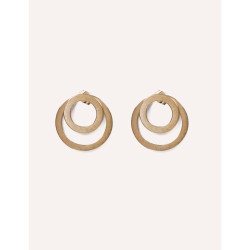 CUCOCUCA YXQ E115 Golden Minimalist Stainless Steel Earrings