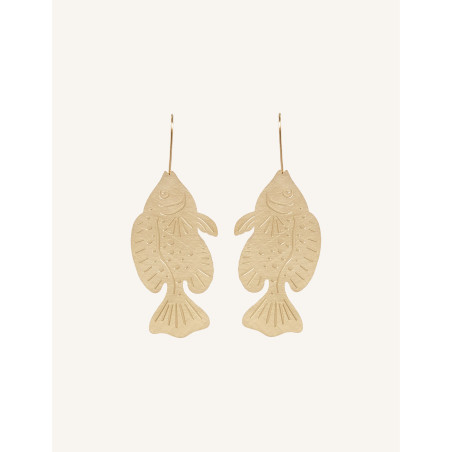 CUCOCUCA YXQ E338 Minimalist Stud Earrings Stainless Steel Gold Finish