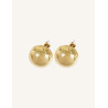 CUCOCUCA YXQ E305 Minimalist Golden Stainless Steel Earrings