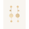 CUCOCUCA YXQ E178 Minimalist Golden Stainless Steel Earrings