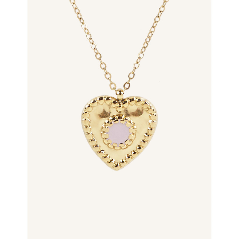 CUCOCUCA YXQ 41 Oil Green Necklace with Enamel & Stainless Steel