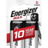 Energizer EN-MAXD2 Alkaline D Battery 2-Pack