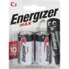 Energizer EN-MAXC2 Alkaline Battery 2-Pack for Home & Electronics