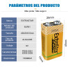 EXTRASTAR 9V Alkaline Batteries - 1500mAh Long-Lasting Power