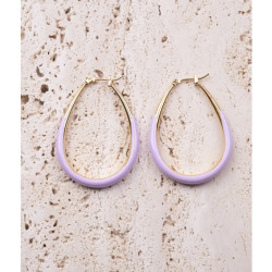 CUCO CUCA YXQ E01 Aquamarine Foam Stainless Steel Stud Earrings