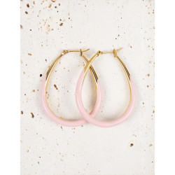 CUCO CUCA YXQ E01 Aquamarine Foam Stainless Steel Stud Earrings