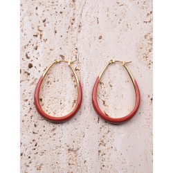 CUCO CUCA YXQ E01 Aquamarine Foam Stainless Steel Stud Earrings