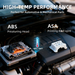 Geeetech ASA Filament 1.75mm 1kg Spool - 10 Rolls