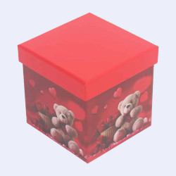 Party Love Square Box Set with 10 Teddy Bears