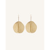CUCOCUCA YXQ E263 Gold Stainless Steel Minimalist Drop Earrings