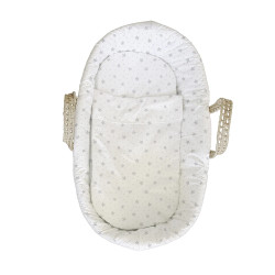 Naf Naf Stars White Nest Pet Bed with Mattress