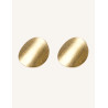 CUCOCUCA Gold Plated Stainless Steel Stud Earrings