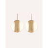 CUCOCUCA YXQ E67 Gold Plated Stainless Steel Drop Earrings