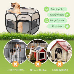 NOBLEZA Portable Dog Playpen - Foldable & Waterproof
