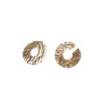 CUCO CUCA YXQ E131 Gold Plated Stainless Steel Stud Earrings