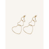CUCOCUCA YXQ E286 Gold Plated Stainless Steel Stud Earrings