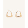 CUCO CUCA YHL E11 Gold Plated Stainless Steel Statement Earrings