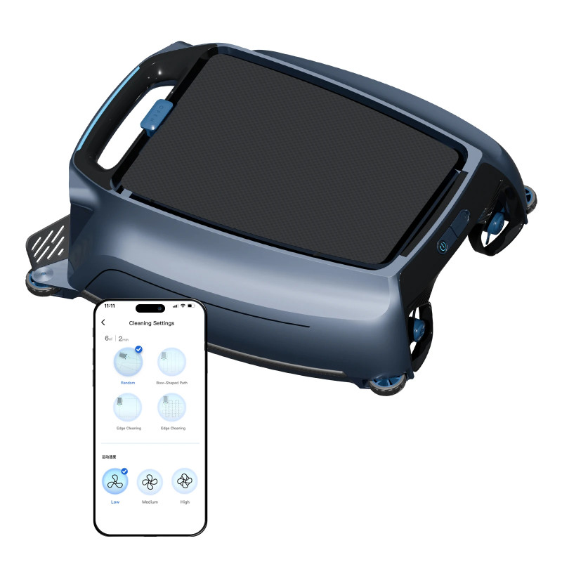 AIRROBO QT200 Skimmer Automatico Senza Fili di Alta Qualità e Robot per Pulizia Piscina con App Intelligente e Filtro Ecologico 