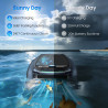 AIRROBO QT200 Skimmer Automatico Senza Fili di Alta Qualità e Robot per Pulizia Piscina con App Intelligente e Filtro Ecologico 