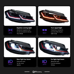 Fari a LED AKD per VW Golf 7.5 2018-2021
