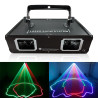 Luci per Feste DJ RGB, Proiettore Laser a Colori Completi, Attivazione Sonora e Controllo DMX, Luci da Discoteca per DJ