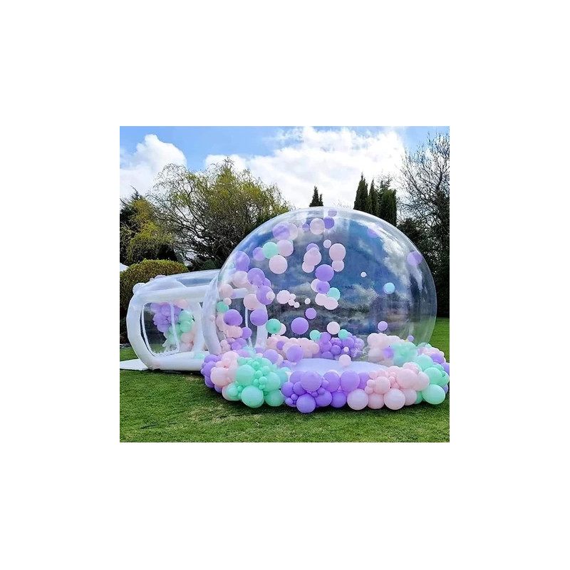 Casa a Bolla Gonfiabile Tenda Pallone Trasparente in PVC Tenda a Pallone a Bolla Gonfiabile