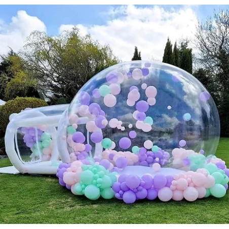 Casa a Bolla Gonfiabile Tenda Pallone Trasparente in PVC Tenda a Pallone a Bolla Gonfiabile