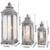 Set di 3 Lanterne Vintage CretPath 10/14/19,5''H