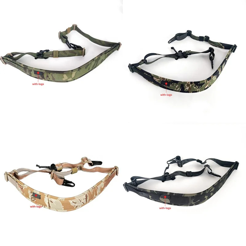 Sling Tattico Modulare QD LWXC Rimovibile da 2 Punti/1 Punto, Imbottito da 2,25 Pollici con Ganci in Metallo, Accessori per la C