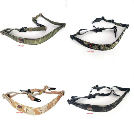 Sling Tattico Modulare QD LWXC Rimovibile da 2 Punti/1 Punto, Imbottito da 2,25 Pollici con Ganci in Metallo, Accessori per la C