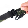Sling Tattico Modulare QD LWXC Rimovibile da 2 Punti/1 Punto, Imbottito da 2,25 Pollici con Ganci in Metallo, Accessori per la C