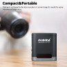 Flash per Fotocamera Mini Ambitful AF100 GN12 5600k Speedlite con Attacco Standard Hot Shoe per Sony Canon Nikon