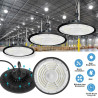 Lampada Industriale UFO IP65 da 100W/200W/300W per Magazzini, Officine, Stadi, Spazi Commerciali ed Espositivi