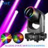 Luci da Scena Professionali a Testa Mobile Beam 295, Luci DJ Mini con Anello LED RGB