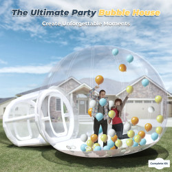 Casa a Bolla Gonfiabile Tenda Pallone Trasparente in PVC Tenda a Pallone a Bolla Gonfiabile