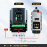 Mandrino Raffreddato ad Aria 2.2kW ER20 220V 24000RPM Flangiato Quadrato per Fresatura CNC del Legno