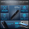 Stampante Termica Wireless Portatile W-Marklife, Mini 1500mAh, Interfaccia USB, per Telefono e Computer, Uso in Viaggio, Certifi