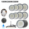 Lampada UFO High Bay 100W 200W 300W 100-277V per Industria, Commercio, Officine, Fabbriche, Magazzini, Centri Commerciali