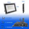 Faro LED RGB 50W 100W con Proiettore DOB 100-240V, Controllo APP Tuya WIFI, Impermeabile, Lampada RGBCCT RGBCW RGBWW, Disponibil