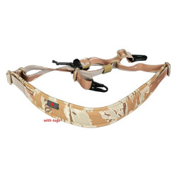 Sling Tattico Modulare QD LWXC Rimovibile da 2 Punti/1 Punto, Imbottito da 2,25 Pollici con Ganci in Metallo, Accessori per la C