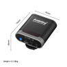 Flash per Fotocamera Mini Ambitful AF100 GN12 5600k Speedlite con Attacco Standard Hot Shoe per Sony Canon Nikon