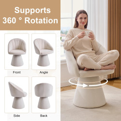 Contemporary Fabric Swivel Chair