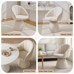 Contemporary Fabric Swivel Chair