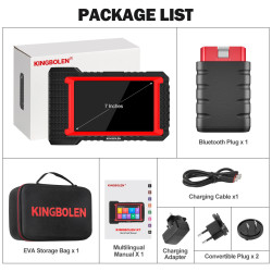 KINGBOLEN K7 Bidirectional OBD2 Scanner for Auto Diagnostic