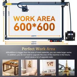 SCULPFUN S30 Ultra 33W 600*600mm Laser Engraving Machine