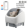 Lettiera per Gatti Automatica Smart Eco-Friendly con Design Aperto