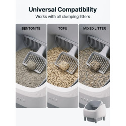 Smart Automatic Eco-Friendly Cat Litter with Open Design
