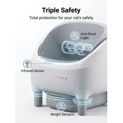 Smart Automatic Eco-Friendly Cat Litter with Open Design