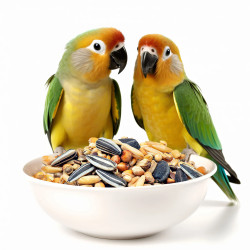 Nobleza Premium Bird Food - Complete Nutrition for Lovebirds